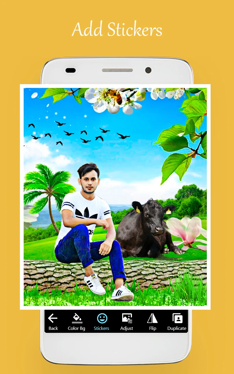 Nature photo editor and frames screenshot