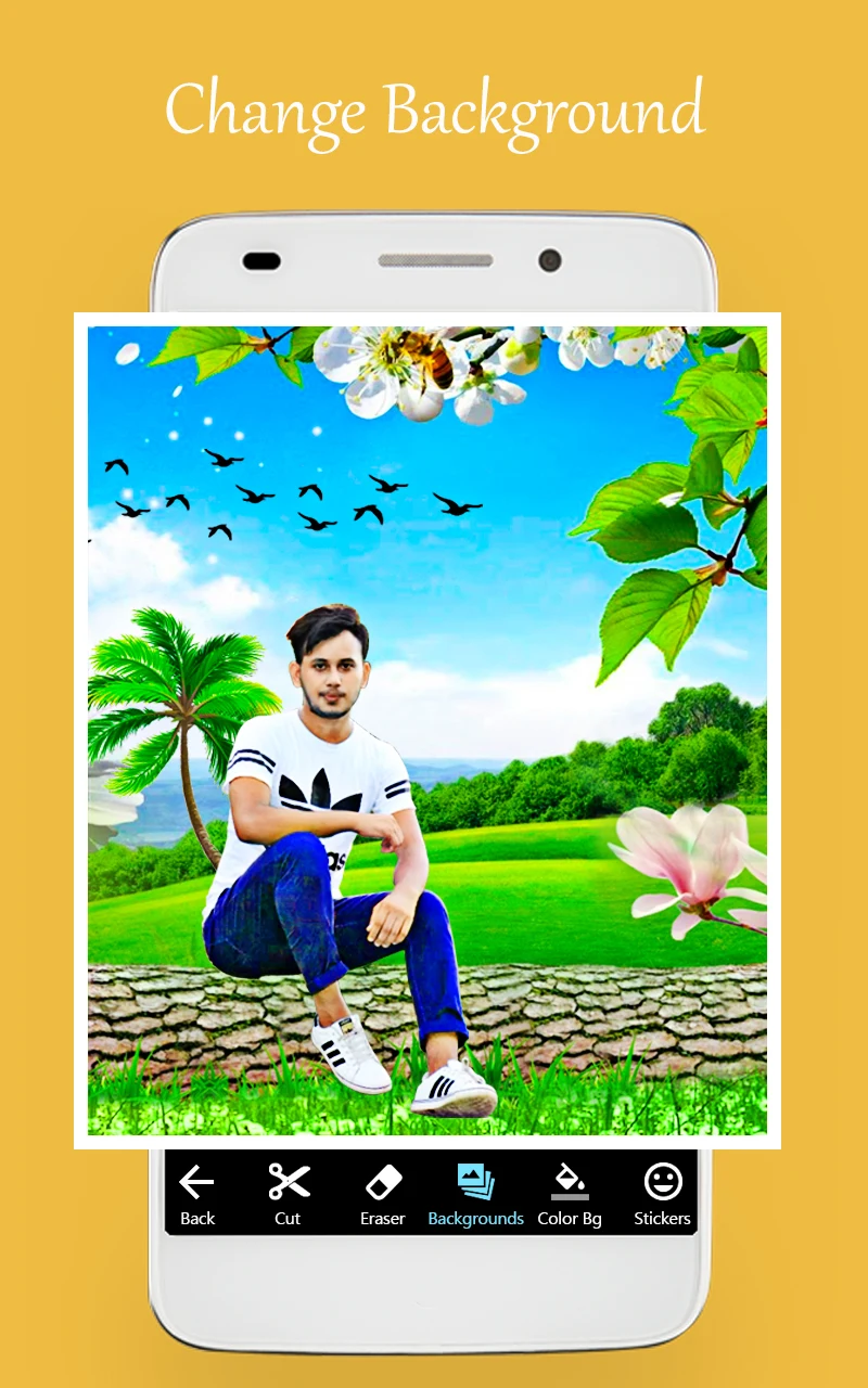 Nature photo editor and frames screenshot