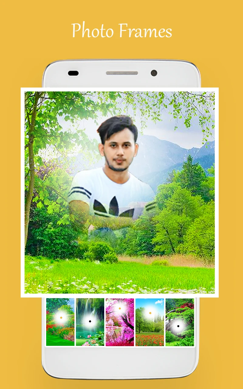 Nature photo editor and frames screenshot